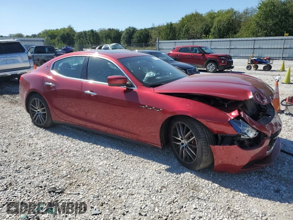 2015 Maserati Ghibli S Q4 with VIN ZAM57RTAXF1138699, listed as a Copart auction lot 71731203 with 77,162 mi miles. Bid and sale history available at carsss.com. Image 4.