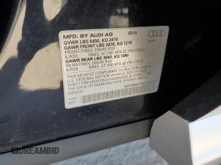 2018 Audi Q5 Premium Plus with VIN WA1BNAFY8J2161015, listed as a Copart auction lot 54365795 with 25,921 mi miles and Salvage Title. Bid and sale history available at carsss.com. Image 13.