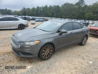 2017 Ford Fusion SE with VIN 3FA6P0HD9HR372127, listed as a Copart auction lot 47833945 with 137,469 mi miles and Salvage Title. Bid and sale history available at carsss.com. Image 1.