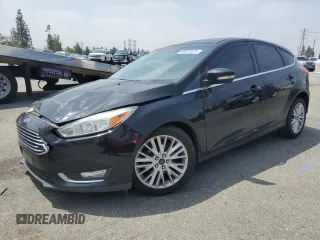 2018 Ford Focus Titanium с VIN 1FADP3N28JL250097, выставлен на аукционе Copart как лот 59972575 с пробегом 127 773 миль миль и Списание • Salvage title. История ставок и продаж доступна на DreamBid. Изображение 1.