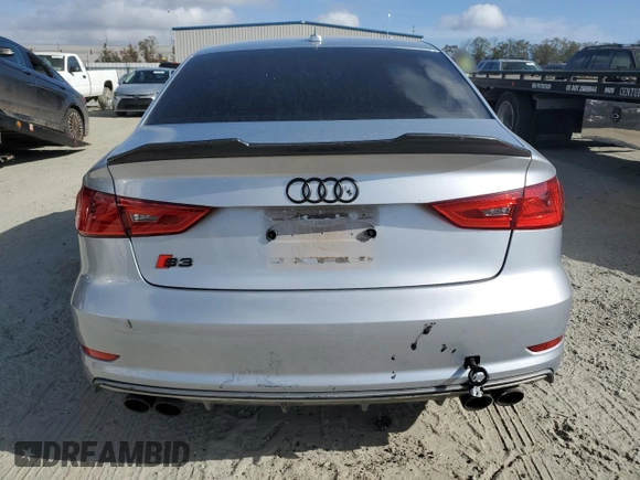 2015 Audi S3 2.0T Premium Plus with VIN WAUBFGFF9F1126868, listed as a Copart auction lot 78911154 with 0 mi miles and Salvage Title. Bid and sale history available at carsss.com. Image 6.