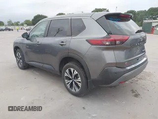 2022 Nissan Rogue SV with VIN 5N1BT3BB8NC695197, listed as a IAAI auction lot 42021604 with 98,091 mi miles and . Bid and sale history available at DreamBid. Image 3.