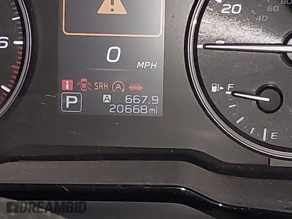 2024 Subaru Outback Premium with VIN 4S4BTACC7R3261547, listed as a IAAI auction lot 42157039 with 20,668 mi miles and . Bid and sale history available at DreamBid. Image 16.
