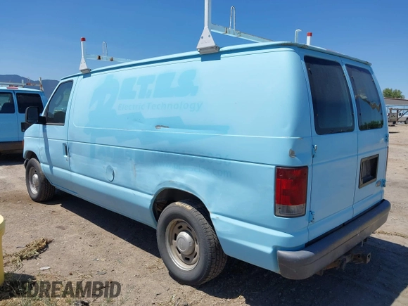 2005 Ford Econoline Cargo with VIN 1FTRE14W65HA61455, listed as a IAAI auction lot 42608448 with 116,244 mi miles and . Bid and sale history available at DreamBid. Image 3.