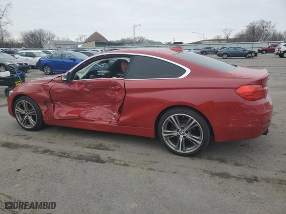 2016 BMW 4 Series 428i xDrive with VIN WBA3N9C5XGK250545, listed as a Copart auction lot 88158225 with 76,824 mi miles and Salvage Title. Bid and sale history available at carsss.com. Image 2.