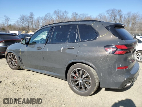 2024 BMW X5 xDrive50e with VIN 5UX43EU09R9U85438, listed as a Copart auction lot 46055885 with 7,742 mi miles and Salvage Title. Bid and sale history available at carsss.com. Image 2.