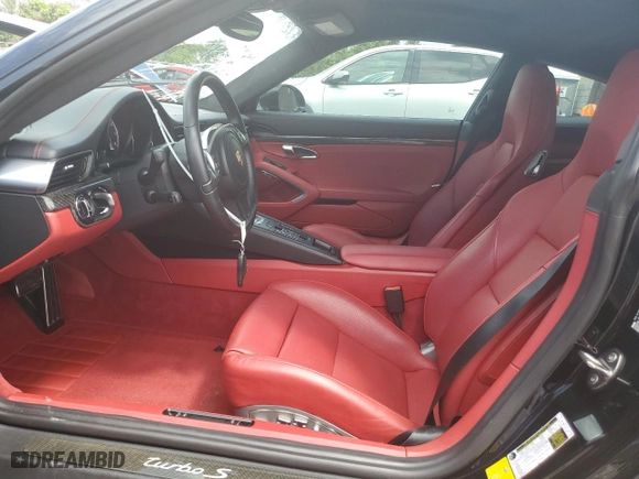 2015 Porsche 911 Turbo S with VIN WP0AD2A94FS166536, listed as a Copart auction lot 71944844 with 9,222 mi miles and Salvage Title. Bid and sale history available at carsss.com. Image 7.
