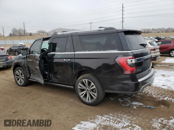 2021 Ford Expedition Max Limited с VIN 1FMJK2AT0MEA62831, выставлен на аукционе Copart как лот 46127195 с пробегом 25 974 миль миль и Списание • Salvage title. История ставок и продаж доступна на DreamBid. Изображение 2.