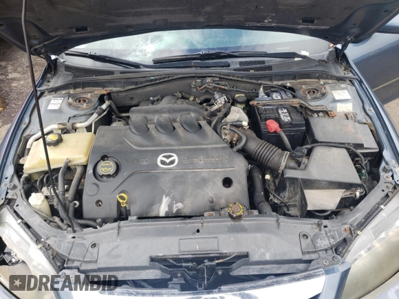 2006 Mazda 6 S Sport VE with VIN 1YVHP82D865M04666, listed as a Copart auction lot 51574375 with 130,021 mi miles and Salvage Title. Bid and sale history available at carsss.com. Image 12.