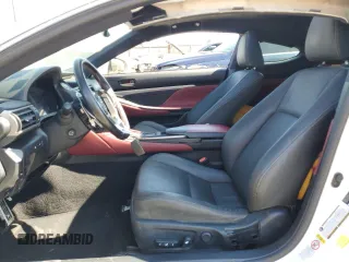 2017 Lexus RC 200t with VIN JTHHA5BC7H5007609, listed as a Copart auction lot 64089305 with 53,422 mi miles and Clean title. Bid and sale history available at DreamBid. Image 7.