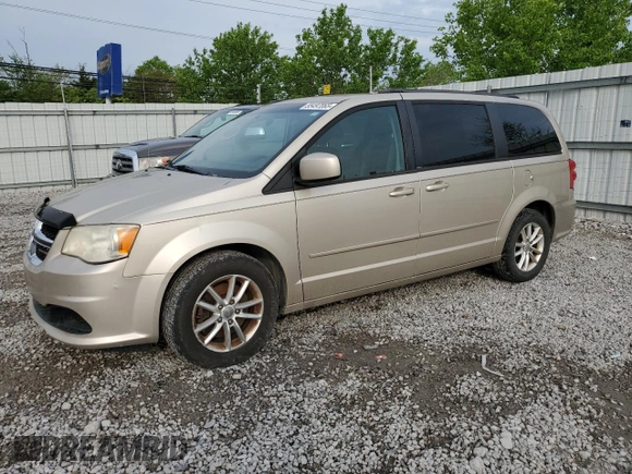 2014 Dodge Grand Caravan SXT z VIN 2C4RDGCG1ER214411, wystawiony jako Copart lot #55497065 z przebiegiem 176 662 mil mil oraz Czysty tytuł • Clean title. Historia ofert i sprzedaży dostępna na DreamBid. Obrazek 1.