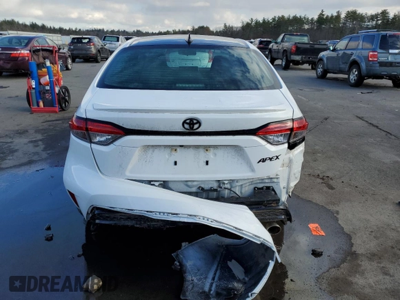 2021 Toyota Corolla SE with VIN 5YFM4MCE3MP091250, listed as a Copart auction lot 84141924 with 45,560 mi miles and Salvage Title. Bid and sale history available at carsss.com. Image 6.