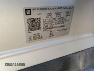 2019 Chevrolet Blazer z VIN 3GNKBCRS1KS648264, wystawiony jako Copart lot #82520154 z przebiegiem 120 615 mil mil oraz Szkoda całkowita • Salvage title. Historia ofert i sprzedaży dostępna na DreamBid. Obrazek 14.