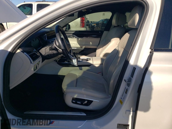 2017 BMW 7 Series 750i with VIN WBA7F0C52HGM21383, listed as a Copart auction lot 85540974 with 151,708 mi miles and Salvage title. Bid and sale history available at DreamBid. Image 7.