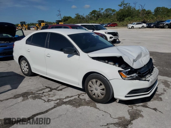 2015 Volkswagen Jetta S with VIN 3VW2K7AJ9FM323047, listed as a Copart auction lot 59098565 with 169,648 mi miles and Salvage title. Bid and sale history available at DreamBid. Image 4.