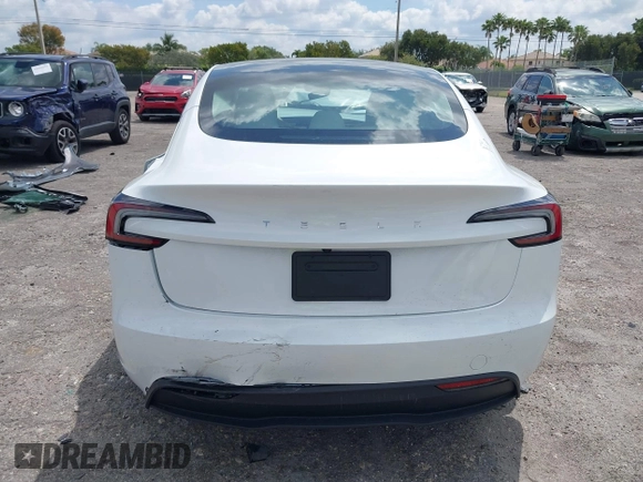 2025 Tesla Model 3 Long Range с VIN 5YJ3E1EA7SF903675, выставлен на аукционе IAAI как лот 42056122 с пробегом 2 564 миль миль и . История ставок и продаж доступна на DreamBid. Изображение 17.