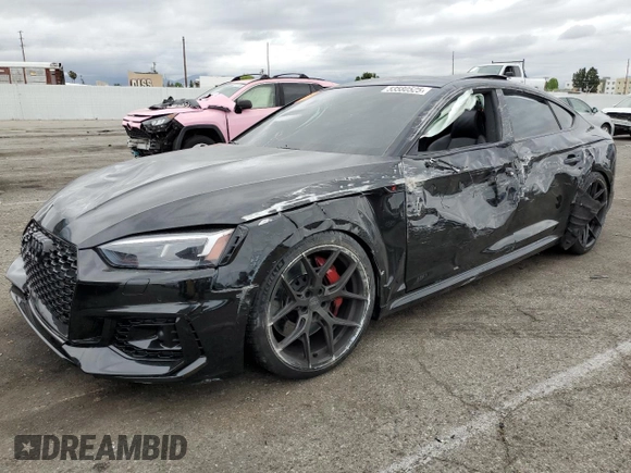 2019 Audi RS 5 Sportback z VIN WUABWCF51KA902832, wystawiony jako Copart lot #53580525 z przebiegiem 21 957 mil mil oraz Szkody całkowita. Historia ofert i sprzedaży dostępna na DreamBid. Obrazek 1.