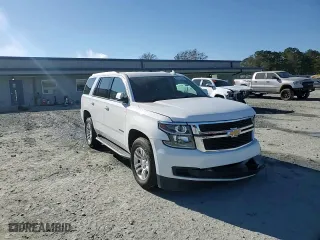 2017 Chevrolet Tahoe LS with VIN 1GNSCAKC7HR355274, listed as a Copart auction lot 85271454 with 104,897 mi miles and Salvage Title. Bid and sale history available at carsss.com. Image 14.