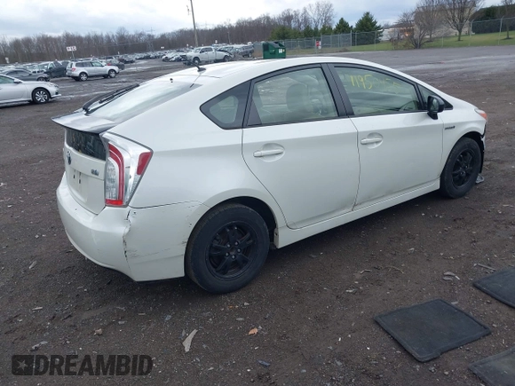 2012 Toyota Prius One with VIN JTDKN3DU4C1601824, listed as a IAAI auction lot 41950455 with 142,068 mi miles and . Bid and sale history available at DreamBid. Image 4.