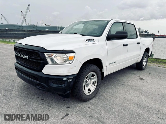 2022 Ram 1500 Tradesman with VIN 1C6RRFGG8NN241874, listed as a Copart auction lot 63913105 with 37,400 mi miles and Salvage title. Bid and sale history available at DreamBid. Image 2.