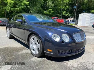 2005 Bentley Continental GT GT z VIN SCBCR63W15C023883, wystawiony jako Copart lot #43862715 z przebiegiem 85 368 mil mil oraz Czysty tytuł • Clean title. Historia ofert i sprzedaży dostępna na DreamBid. Obrazek 1.