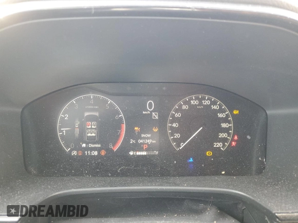 2024 Honda CR-V LX with VIN 2HKRS3H23RH000194, listed as a Copart auction lot 46659925 with 41,249 mi miles and Salvage Title. Bid and sale history available at DreamBid. Image 9.
