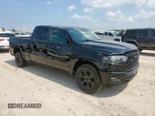 2025 Ram 1500 with VIN 1C6SRFMPXSN583439, listed as a Copart auction lot 59518285 with 10,253 mi miles and Non repairable. Bid and sale history available at DreamBid. Image 4.