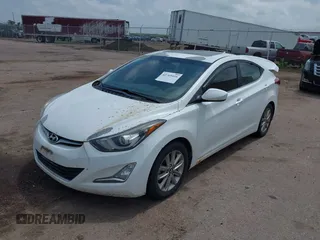 2015 Hyundai Elantra SE with VIN 5NPDH4AE1FH592015, listed as a IAAI auction lot 42769416 with 153,526 mi miles and . Bid and sale history available at DreamBid. Image 2.