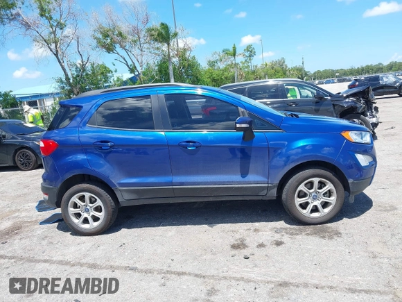 2021 Ford EcoSport SE with VIN MAJ6S3GL5MC451215, listed as a IAAI auction lot 42531927 with 50,985 mi miles and . Bid and sale history available at DreamBid. Image 13.