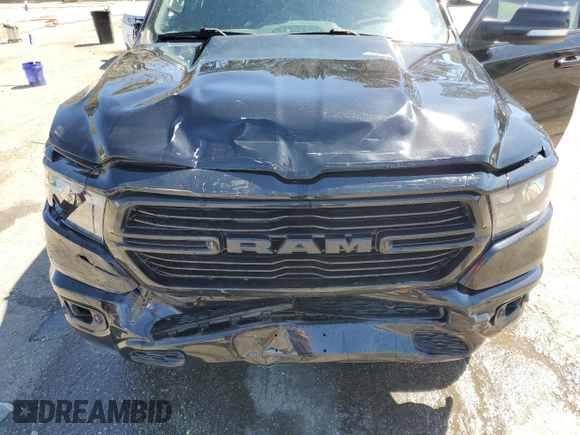 2019 Ram 1500 Big Horn with VIN 1C6SRFFT8KN697739, listed as a Copart auction lot 50511585 with 74,468 mi miles and Salvage title. Bid and sale history available at DreamBid. Image 24.