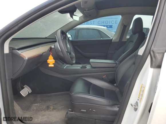 2022 Tesla Model Y Performance with VIN 7SAYGDEF0NF398289, listed as a Copart auction lot 49079305 with 23 mi miles and Salvage Title. Bid and sale history available at carsss.com. Image 7.