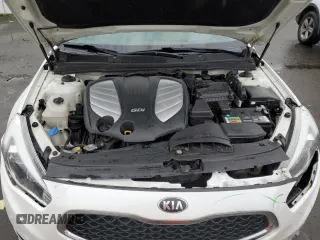 2014 Kia Cadenza Premium with VIN KNALN4D75E5156300, listed as a Copart auction lot 87351784 with 122,570 mi miles and Salvage Title. Bid and sale history available at carsss.com. Image 11.