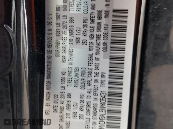 2022 Mazda CX-30 S with VIN 3MVDMBAL5NM405431, listed as a Copart auction lot 85294924 with 29,760 mi miles and Salvage title. Bid and sale history available at DreamBid. Image 15.