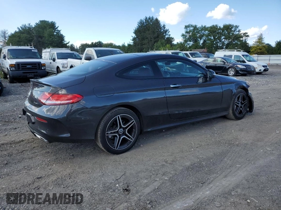 2020 Mercedes-Benz C 300 with VIN W1KWJ8EB8LF989138, listed as a Copart auction lot 67911614 with 38,389 mi miles and Salvage title. Bid and sale history available at DreamBid. Image 3.