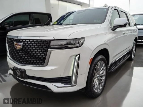 2021 Cadillac Escalade ESV Premium Luxury with VIN 1GYS4KKL7MR4240XX, listed as a Copart auction lot 49542675 with 43,637 mi miles and Clean title. Bid and sale history available at DreamBid. Image 2.