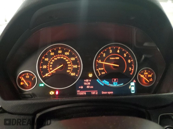 2013 BMW 3 Series ActiveHybrid 3 with VIN WBA3F9C57DF483770, listed as a Copart auction lot 47087475 with 115,576 mi miles and Salvage Title. Bid and sale history available at carsss.com. Image 9.