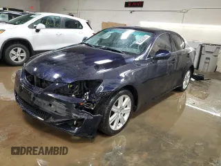 2007 Lexus IS 250 with VIN JTHCK262X72011984, listed as a Copart auction lot 49838995 with 129,005 mi miles and Salvage Title. Bid and sale history available at carsss.com. Image 1.