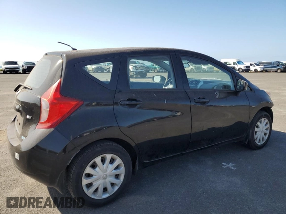 2015 Nissan Note SV with VIN 3N1CE2CP8FL393134, listed as a Copart auction lot 45042285 with 55,976 mi miles and Salvage Title. Bid and sale history available at DreamBid. Image 3.