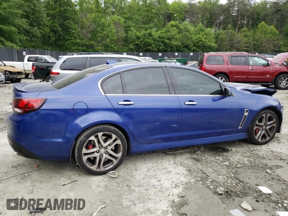 2017 Chevrolet SS z VIN 6G3F15RW5HL300271, wystawiony jako Copart lot #55782905 z przebiegiem 29 389 mil mil oraz Szkoda całkowita • Salvage title. Historia ofert i sprzedaży dostępna na DreamBid. Obrazek 3.