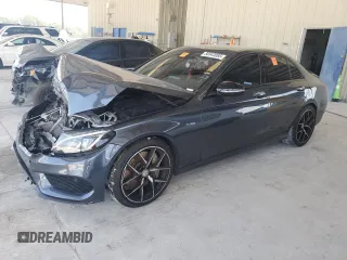2016 Mercedes-Benz C 450 AMG z VIN 55SWF6EB8GU116241, wystawiony jako Copart lot #56943085 z przebiegiem 106 307 mil mil oraz Szkoda całkowita • Salvage title. Historia ofert i sprzedaży dostępna na DreamBid. Obrazek 1.