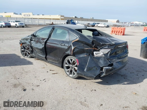 2015 Chrysler 200 S with VIN 1C3CCCBG7FN546049, listed as a IAAI auction lot 41721257 with 1 mi miles. Bid and sale history available at carsss.com. Image 3.