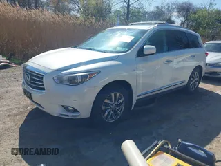 2015 Infiniti QX60 with VIN 5N1AL0MM0FC504172, listed as a IAAI auction lot 41977566 with 128,196 mi miles and . Bid and sale history available at DreamBid. Image 19.