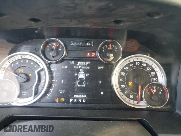 2019 Ram 1500 Big Horn z VIN 1C6RR6LT2KS661372, wystawiony jako Copart lot #44313145 z przebiegiem 143 553 mil mil oraz Szkoda całkowita • Salvage title. Historia ofert i sprzedaży dostępna na DreamBid. Obrazek 9.