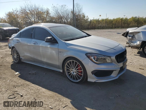 2015 Mercedes-Benz CLA 45 AMG with VIN WDDSJ5CB1FN178940, listed as a Copart auction lot 78365294 with 65,701 mi miles and Salvage Title. Bid and sale history available at DreamBid. Image 4.