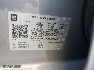 2018 Chevrolet Tahoe LS with VIN 1GNSKAKC8JR359326, listed as a Copart auction lot 85309874 with 88,708 mi miles and Salvage Title. Bid and sale history available at carsss.com. Image 13.