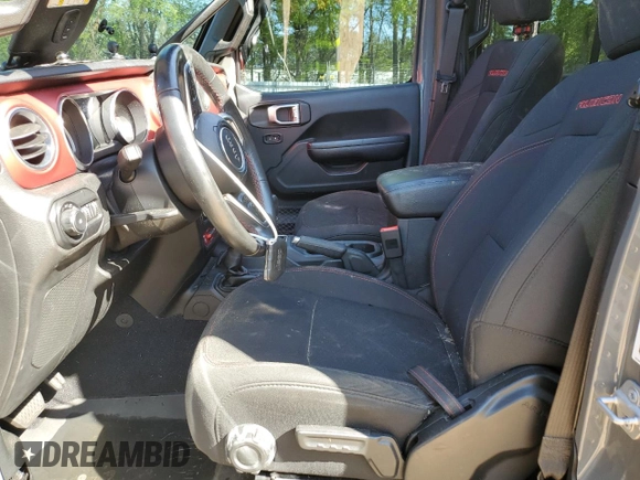 2019 Jeep Wrangler Unlimited Rubicon с VIN 1C4HJXFN9KW507281, выставлен на аукционе Copart как лот 52290005 с пробегом Не указан миль и Списание • Salvage title. История ставок и продаж доступна на DreamBid. Изображение 7.