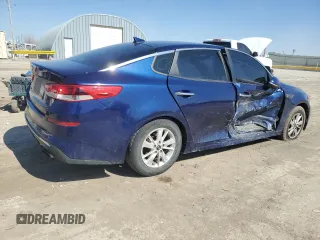 2019 Kia Optima LX with VIN 5XXGT4L33KG277679, listed as a Copart auction lot 48365435 with 124,878 mi miles and Salvage Title. Bid and sale history available at carsss.com. Image 3.