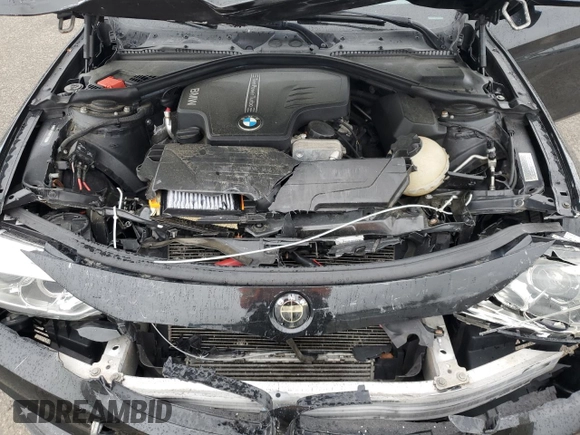 2014 BMW 4 Series 428i with VIN WBA3N7C52EF719489, listed as a Copart auction lot 57151955 with 83,805 mi miles and Salvage title. Bid and sale history available at DreamBid. Image 11.