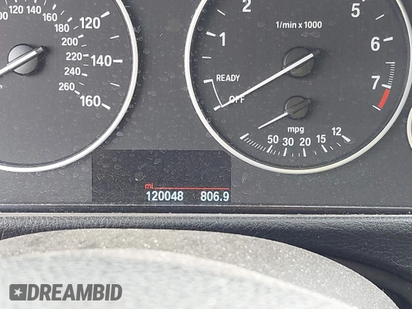 2015 BMW 3 Series 328i with VIN WBA3C1C5XFP852807, listed as a IAAI auction lot 42043565 with 120,048 mi miles and . Bid and sale history available at carsss.com. Image 15.