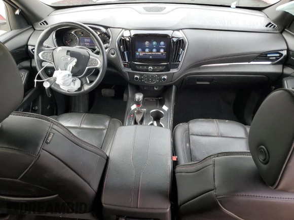 2022 Chevrolet Traverse RS with VIN 1GNERJKW6NJ130246, listed as a Copart auction lot 45039085 with 53,215 mi miles and Salvage title. Bid and sale history available at DreamBid. Image 8.